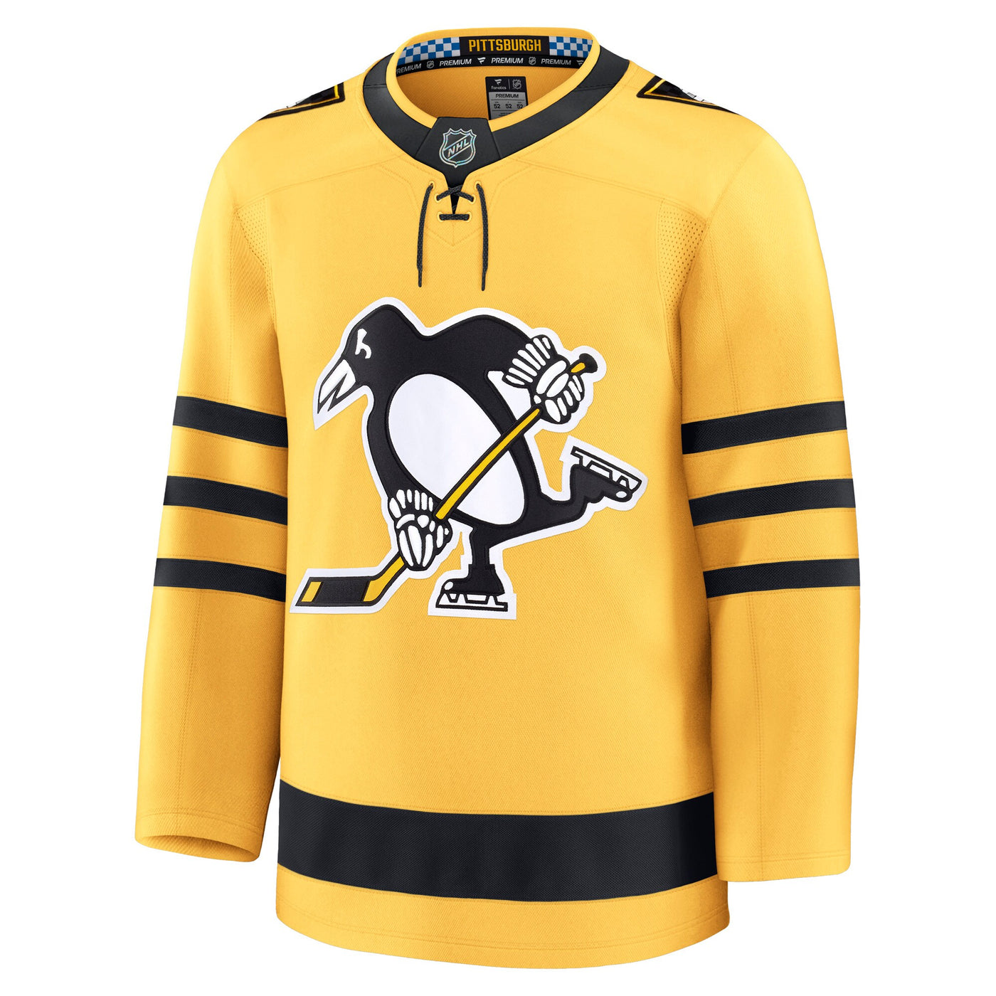 Pittsburgh Penguins Fanatics Gold Alternate Premium Jersey