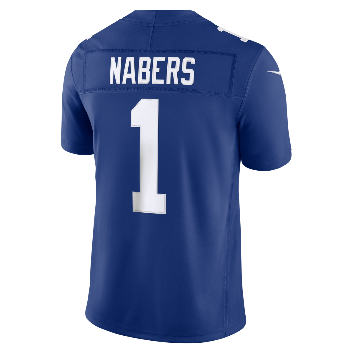 New York Giants Malik Nabers Royal Team Vapor F.U.S.E. Stitched Limited Jersey