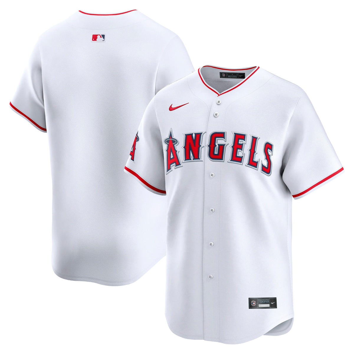 Los Angeles Angels White Home Limited Jersey