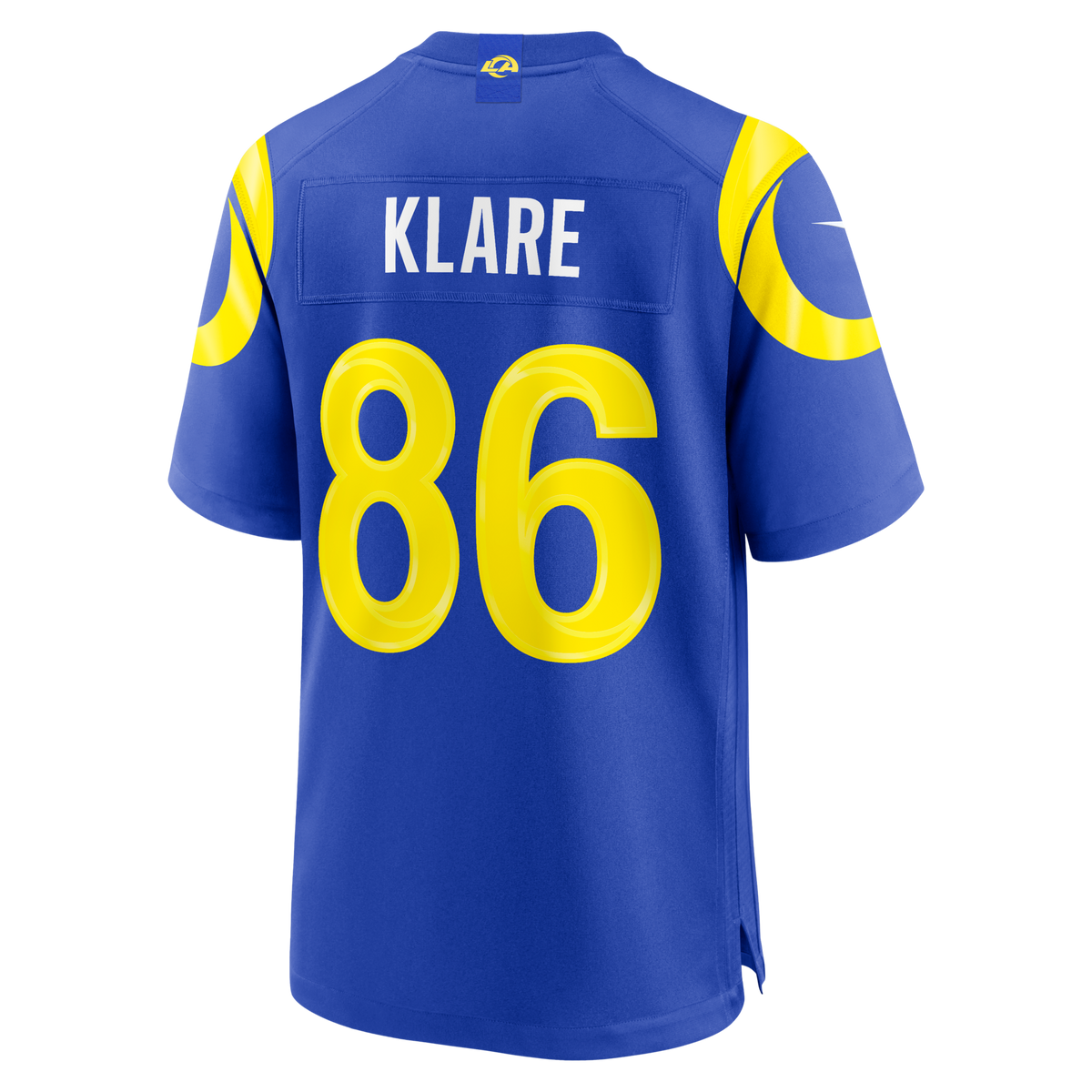 Los Angeles Rams Max Klare Royal Team Game Jersey