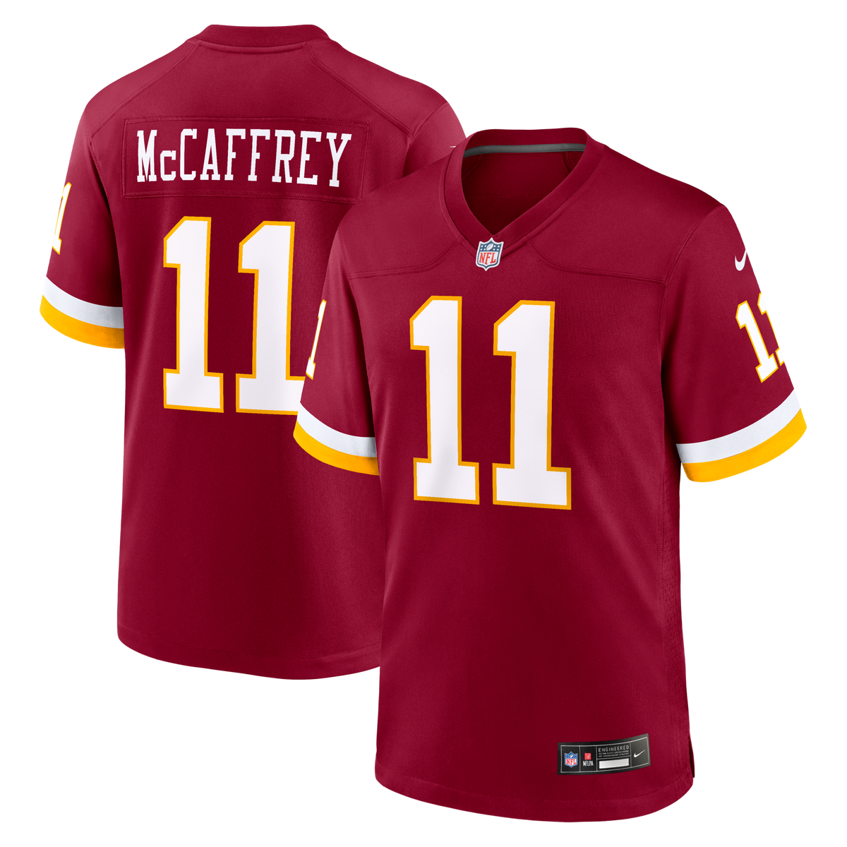 Washington Commanders Luke McCaffrey Burgundy Game Jersey