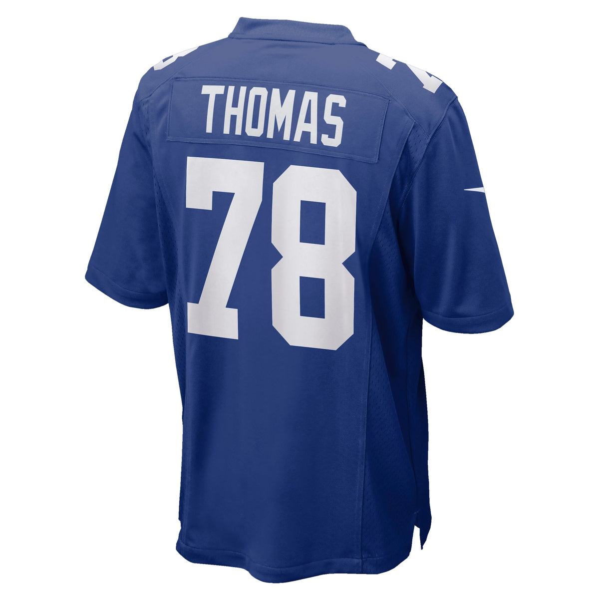 New York Giants Andrew Thomas Royal Player Game Jersey