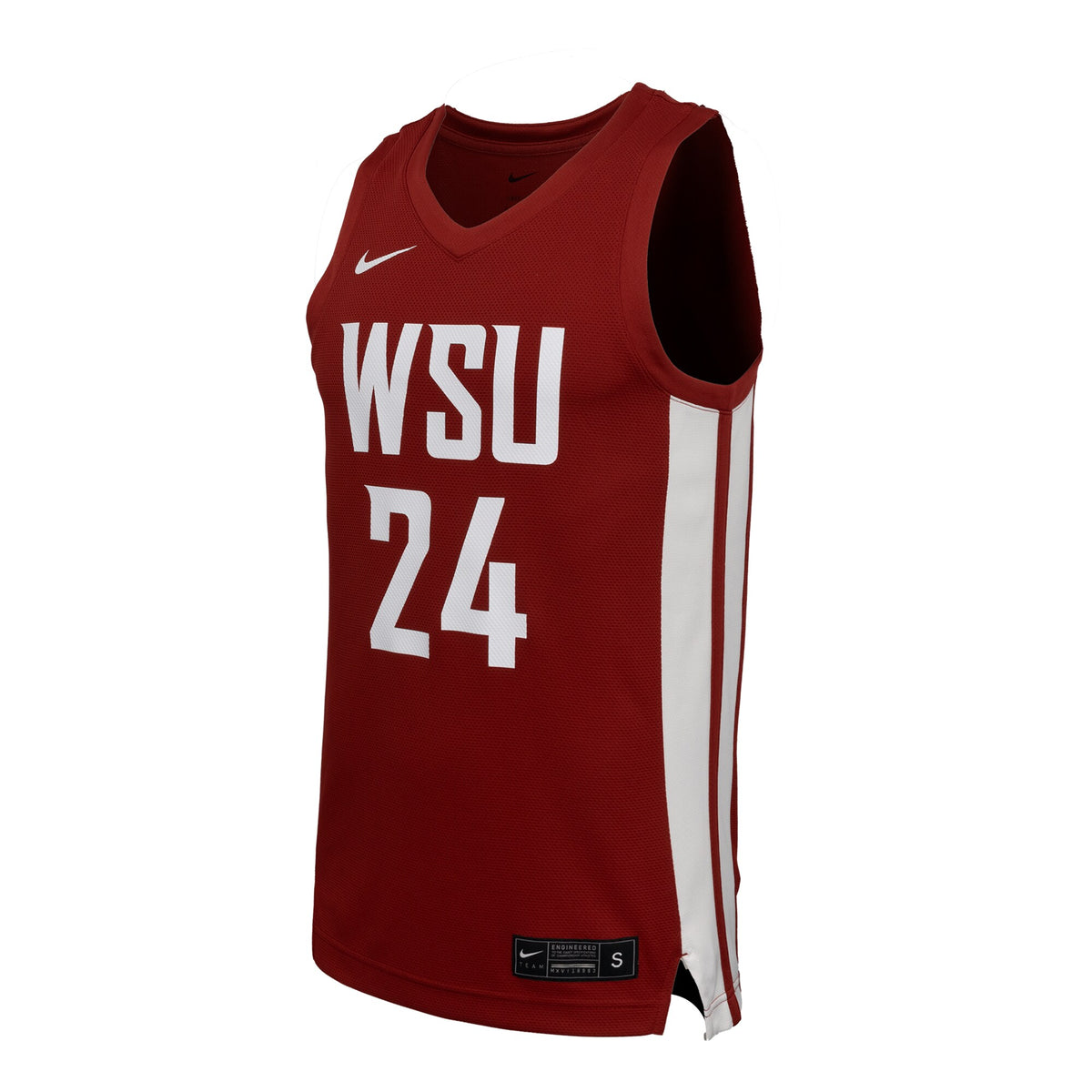 Washington State Cougars Replica Basketball Jersey - Crimson