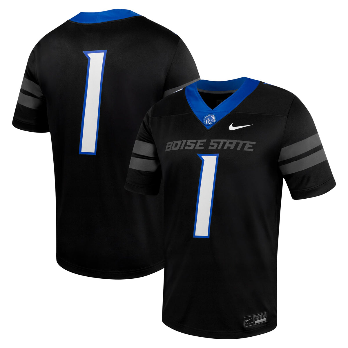#1 Boise State Broncos Untouchable Football Jersey - Black