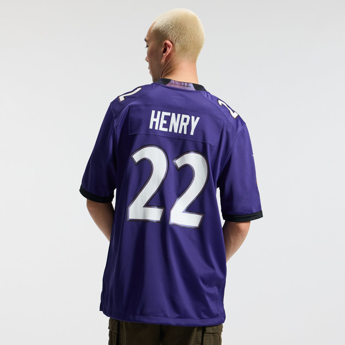 Baltimore Ravens Derrick Henry Purple Team Game Jersey