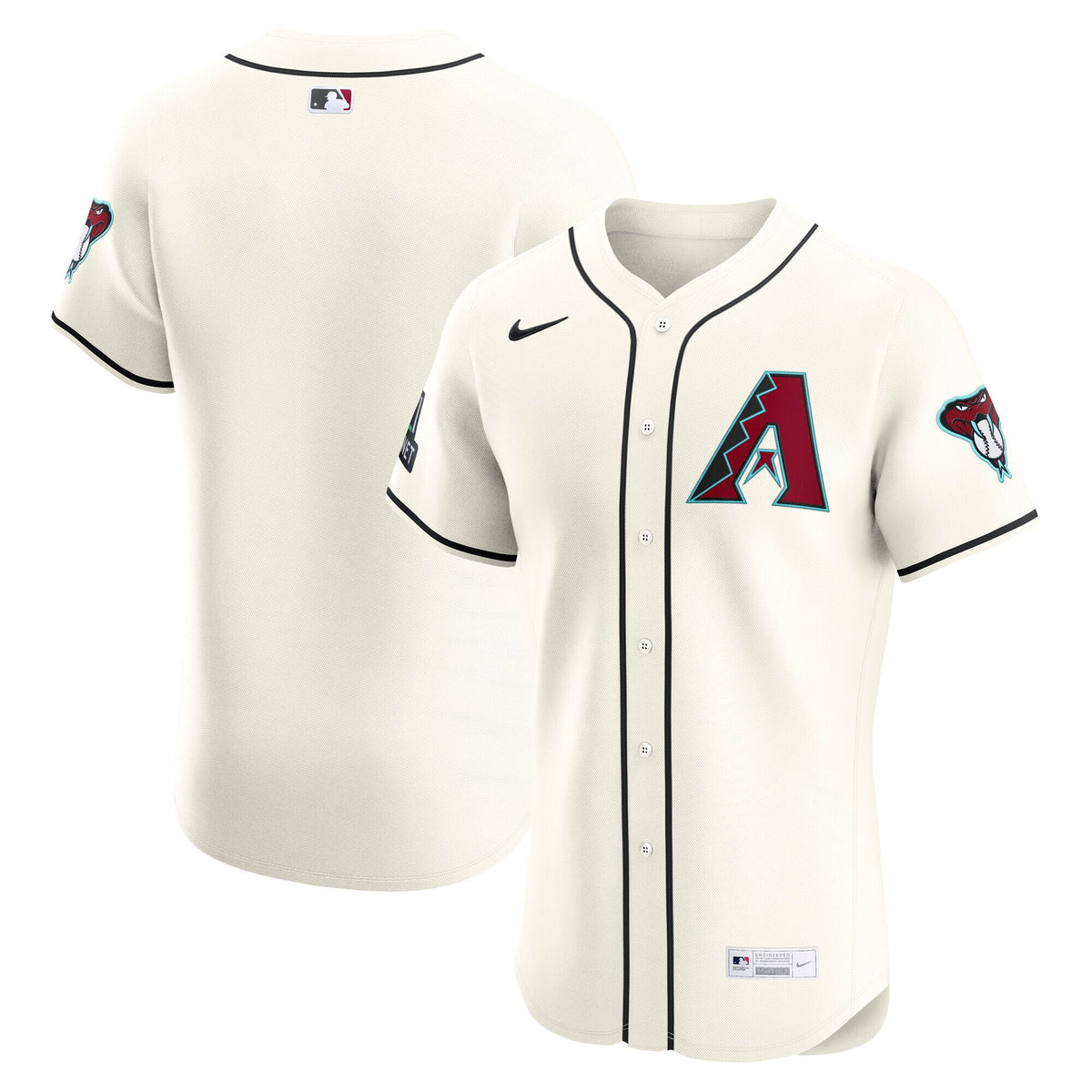 Arizona Diamondbacks Cream Home Elite Jersey