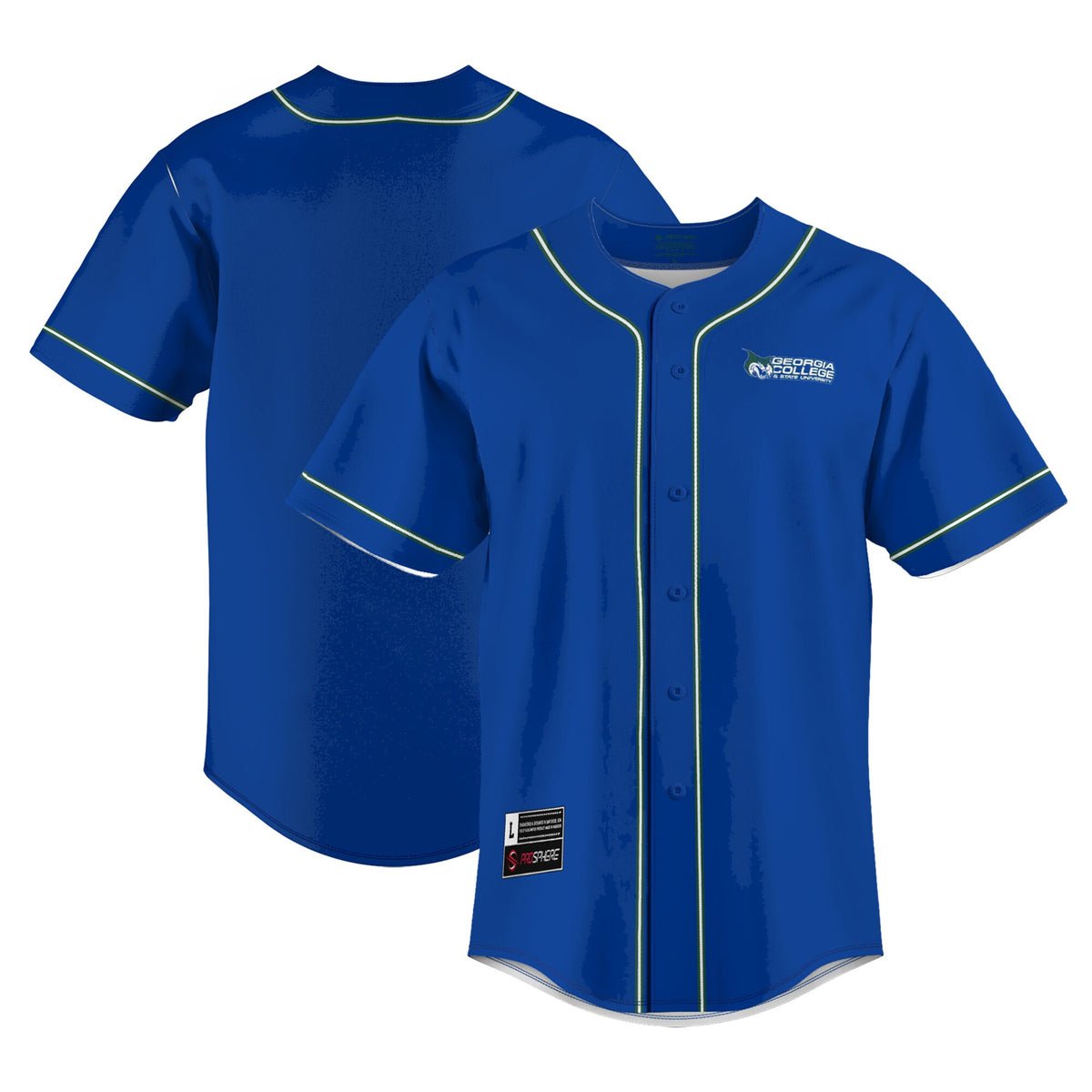 Georgia College Bobcats GameDay Greats Lightweight Baseball Jersey - Blue