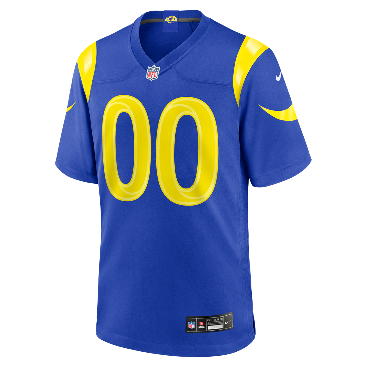 Los Angeles Rams Royal Custom Game Jersey