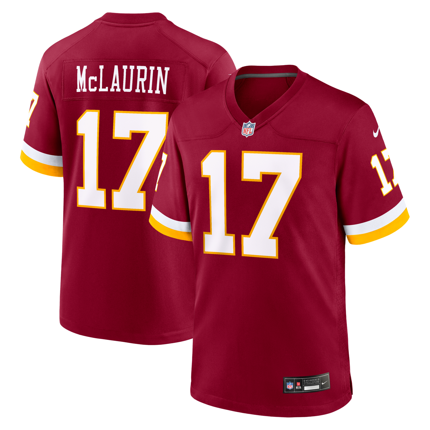 Washington Commanders Terry McLaurin Nike Burgundy Game Jersey