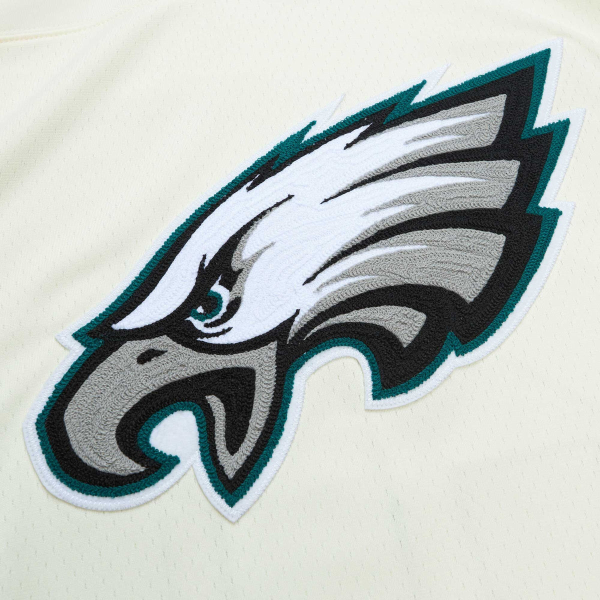Philadelphia Eagles Brian Dawkins Mitchell & Ness Cream Chainstitch Legacy Jersey