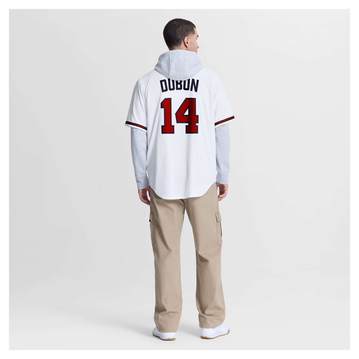 Atlanta Braves Mauricio Dubón White Home Replica Jersey