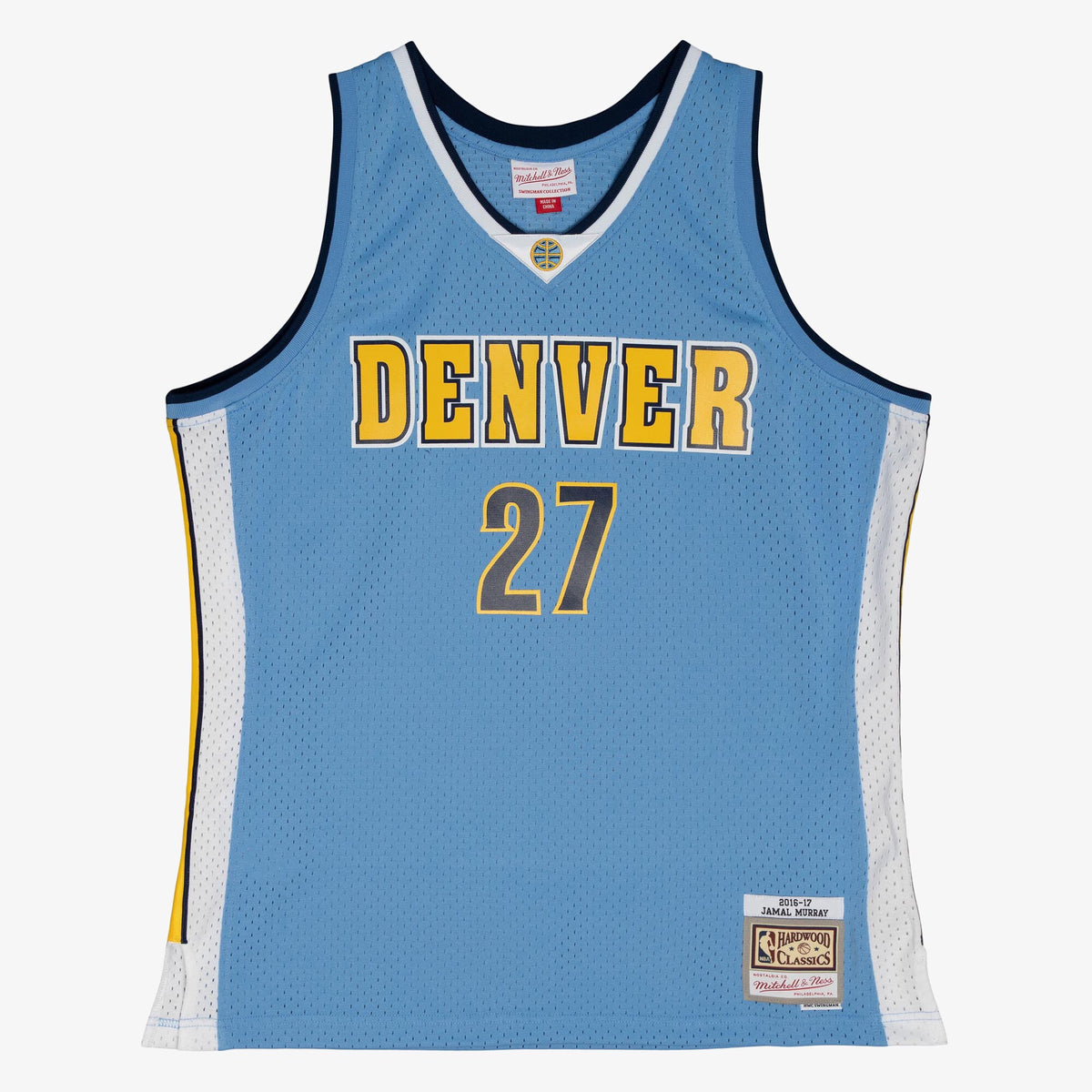 Denver Nuggets Mitchell & Ness Jamal Murray 2016 Road Jersey - Columbia Blue