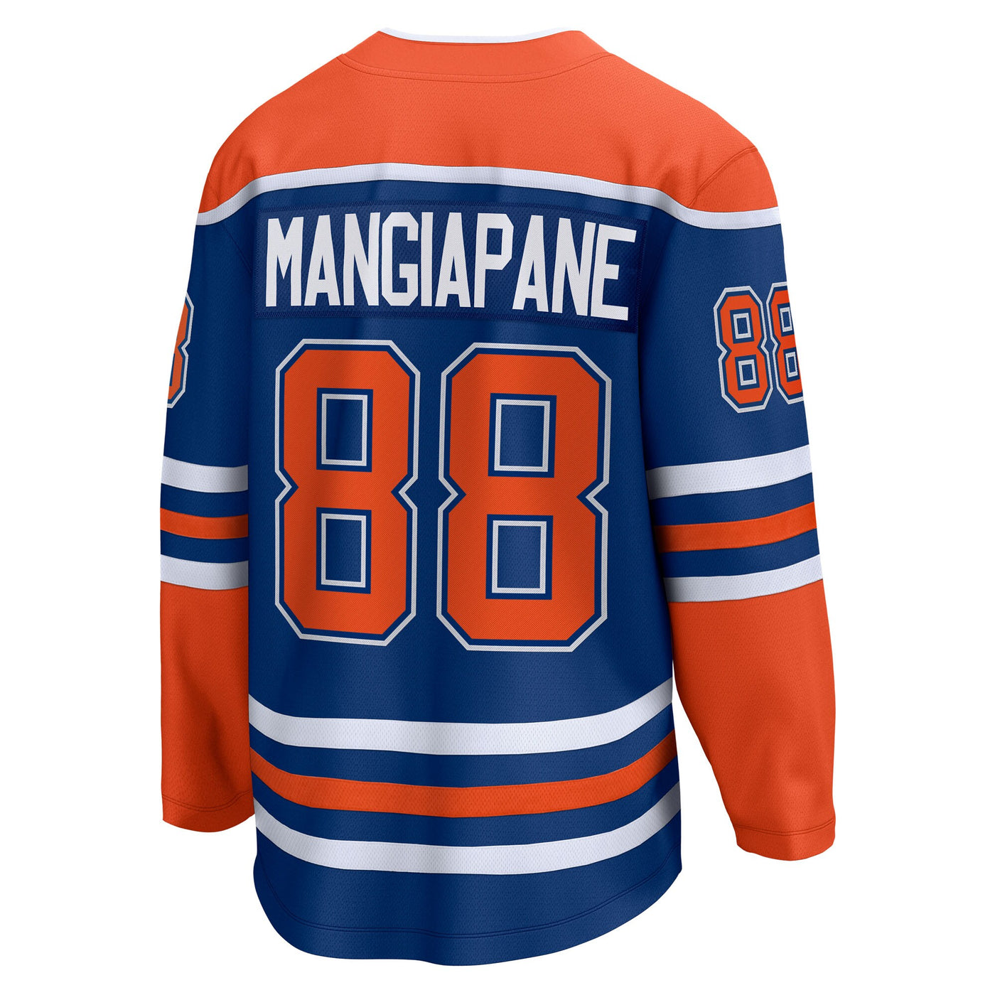 Edmonton Oilers Andrew Mangiapane Fanatics Royal Home Breakaway Jersey
