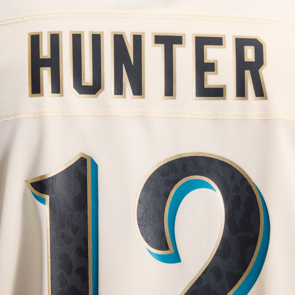 Jacksonville Jaguars Travis Hunter Nike Natural 2026 Rivalries Collection Game Jersey