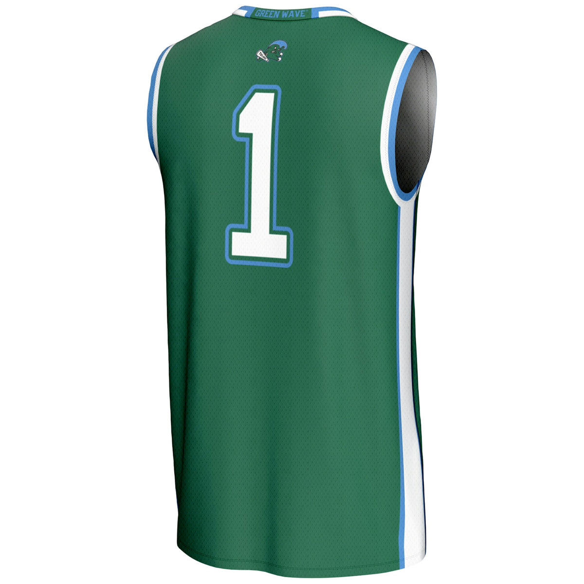 #1 Tulane Green Wave GameDay Greats Lightweight Basketball Jersey - Green