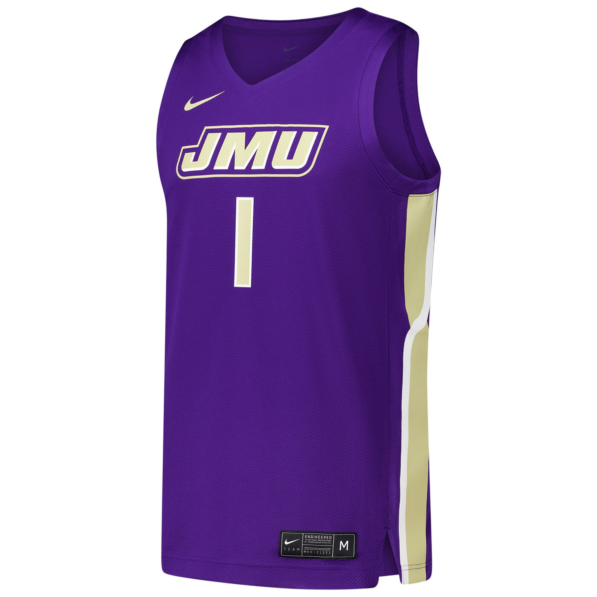 #1 James Madison Dukes Replica Basketball Jersey - Purple