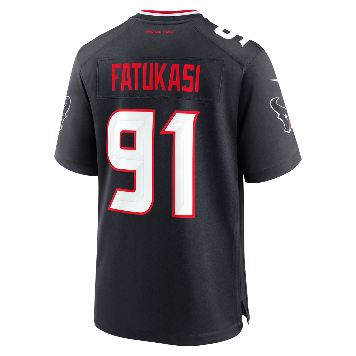 Houston Texans Folorunso Fatukasi Navy Team Game Jersey