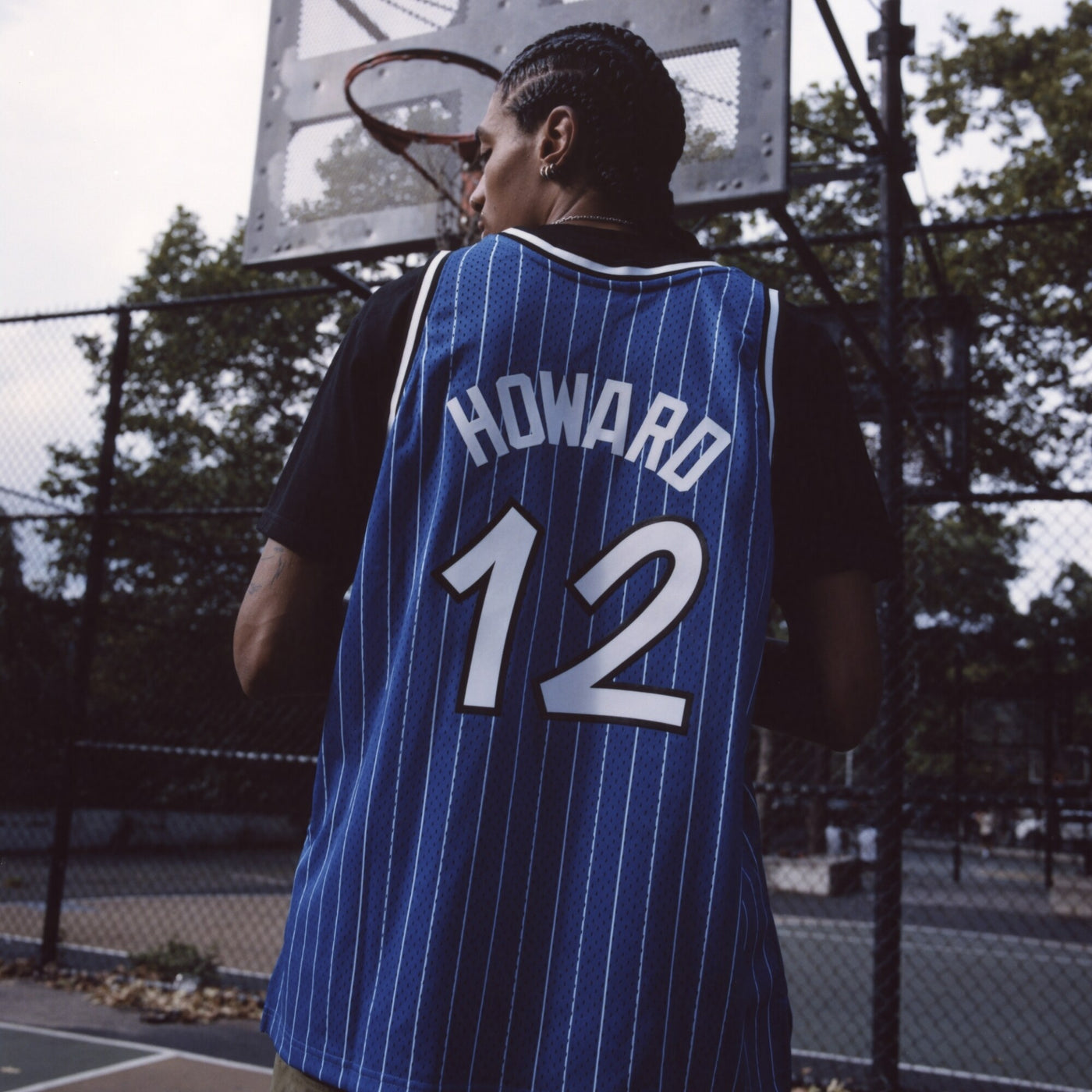 Dwight Howard Blue Orlando Magic 2004/05 Hardwood Classics Hall of Fame Swingman Jersey