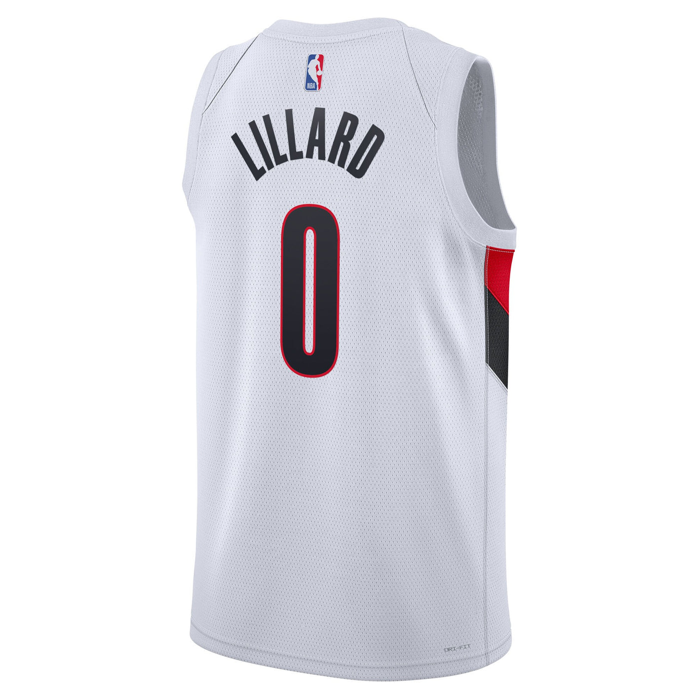 Portland Trail Blazers Nike Replica Association Edition Swingman Jersey - White - Damian Lillard