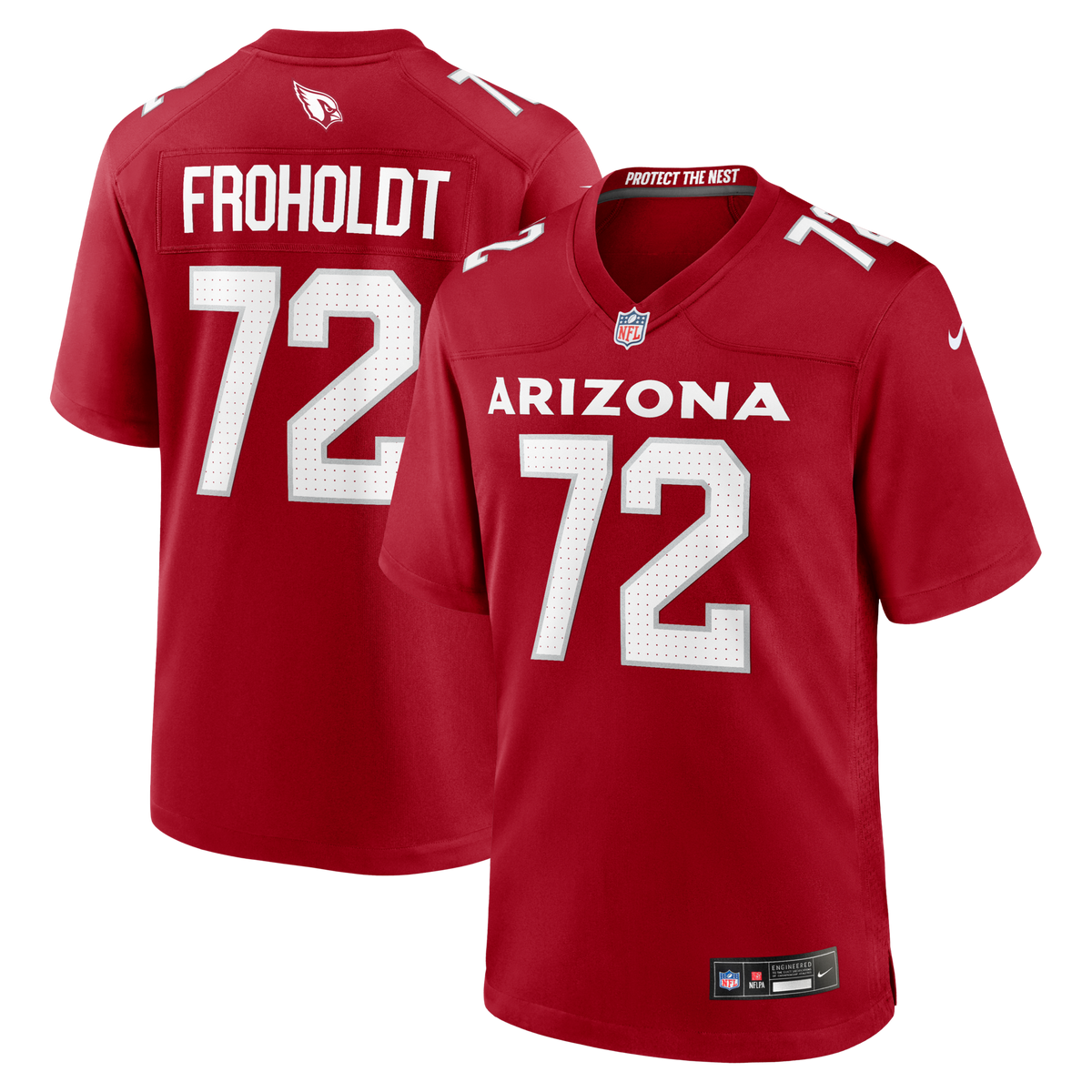 Arizona Cardinals Hjalte Froholdt Cardinal Team Game Jersey