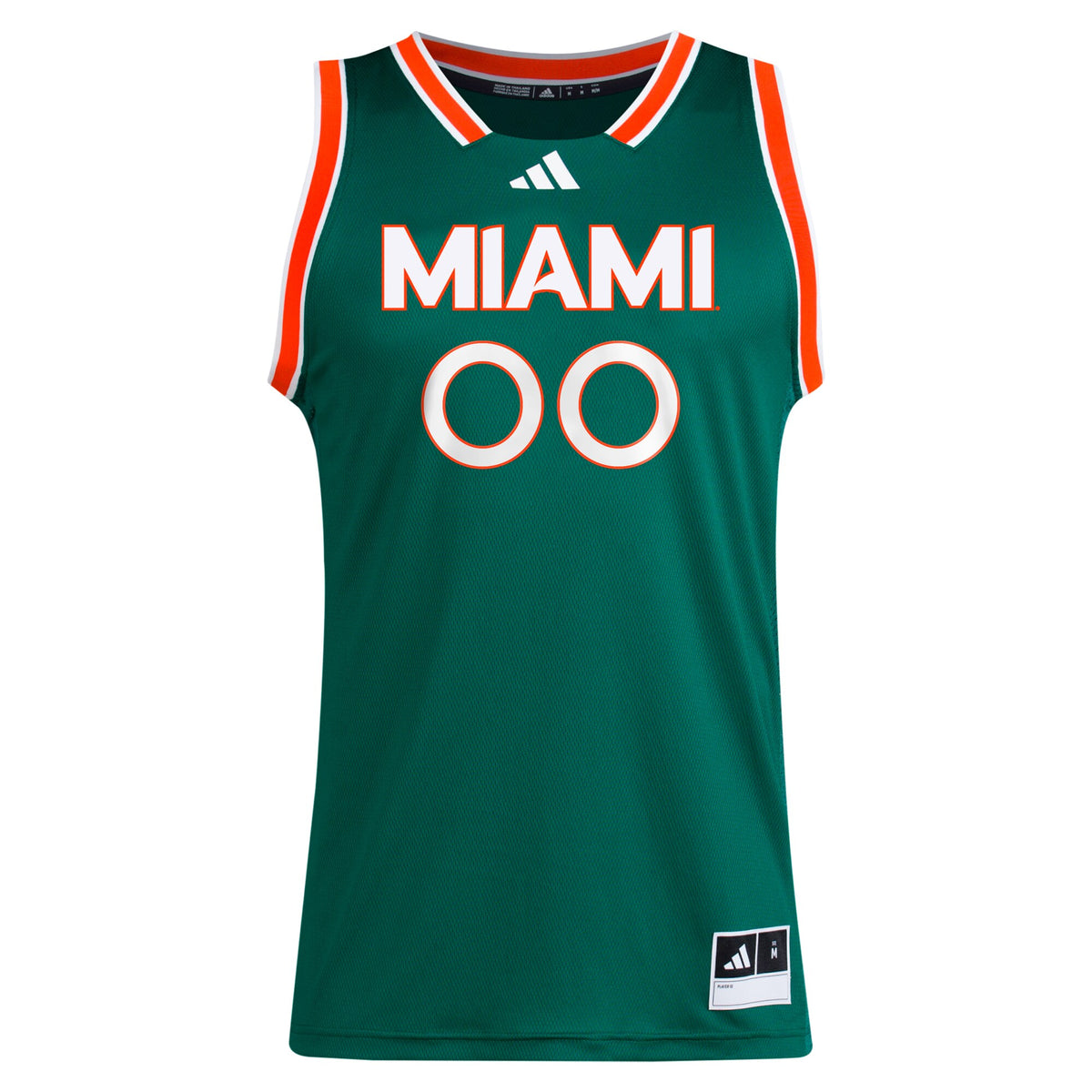 Miami Hurricanes NIL Pick-A-Player Basketball Jersey - Green