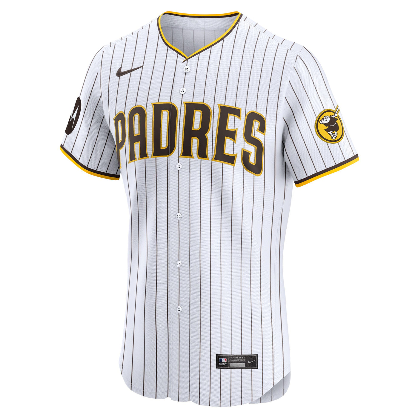 San Diego Padres Tony Fernández Nike White Home Elite Sponsor Patch Player Jersey