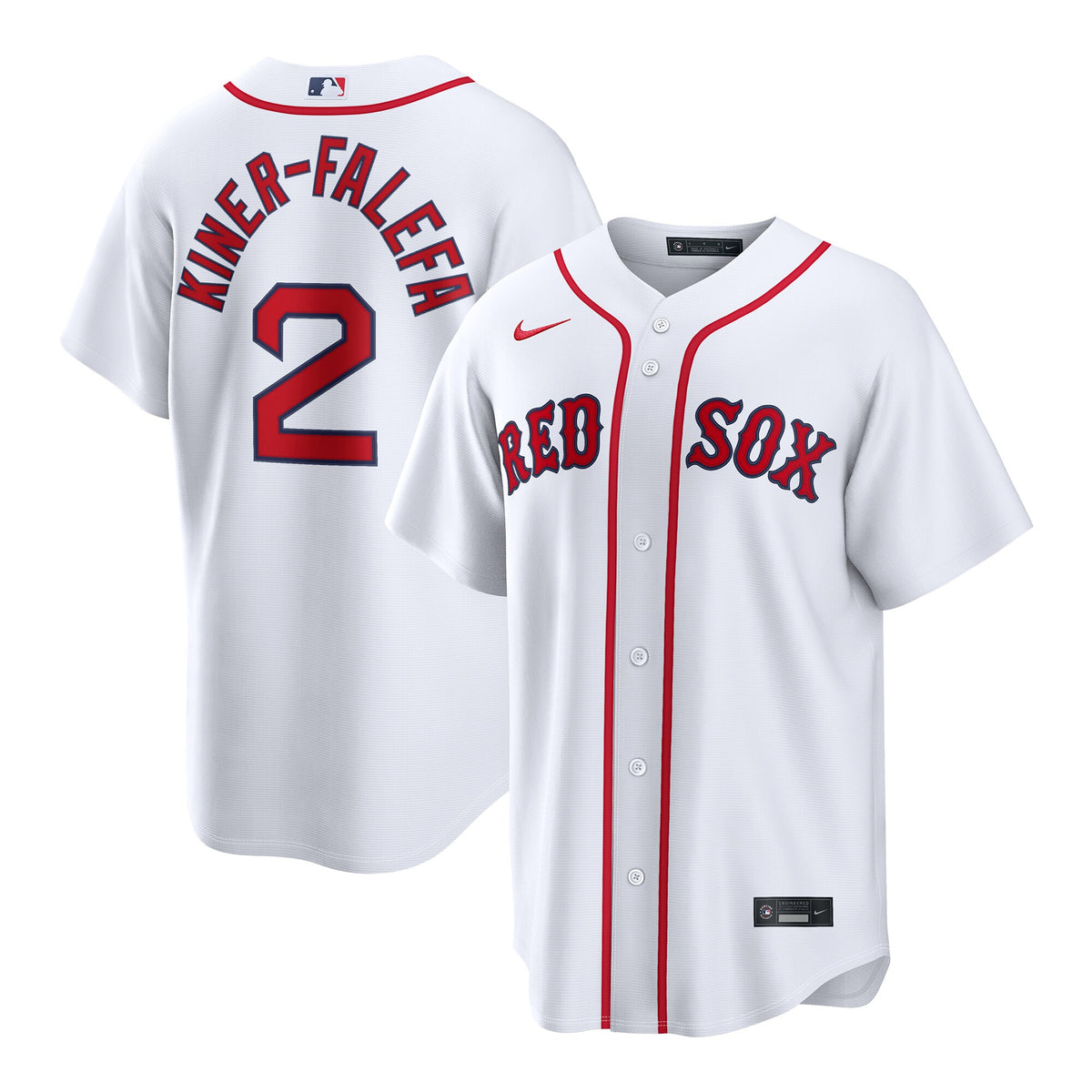 Boston Red Sox Isiah Kiner-Falefa White Home Replica Jersey