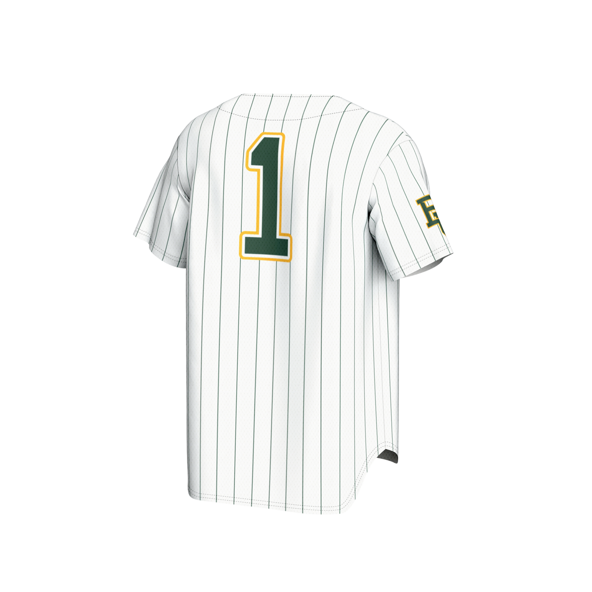 #1 Baylor Bears GameDay Greats Lightweight Baseball Fashion Jersey - White