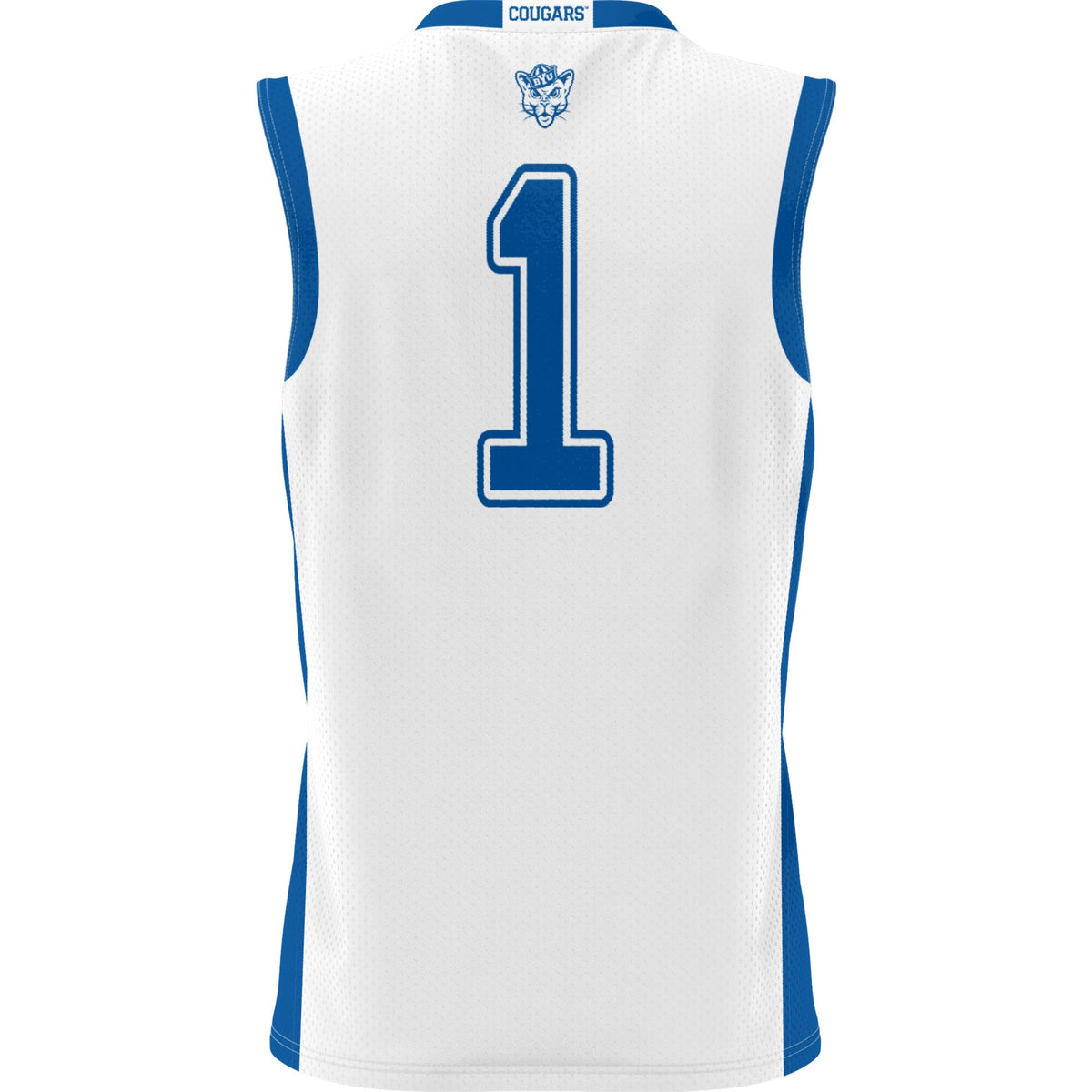 #1 BYU Cougars GameDay Greats Lightweight Basketball Jersey - White