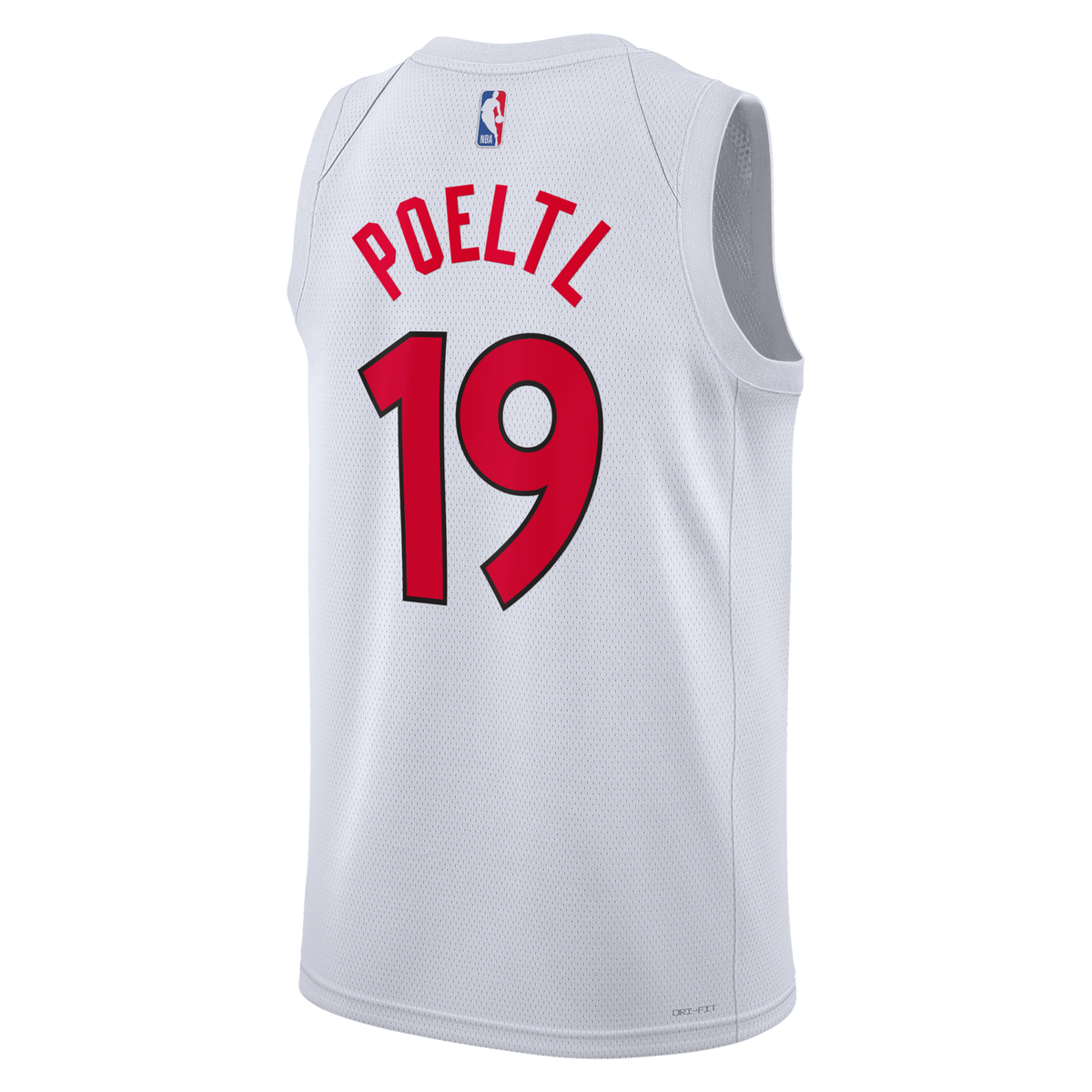 Toronto Raptors Association Edition Swingman Jersey - White - Jakob Poeltl -