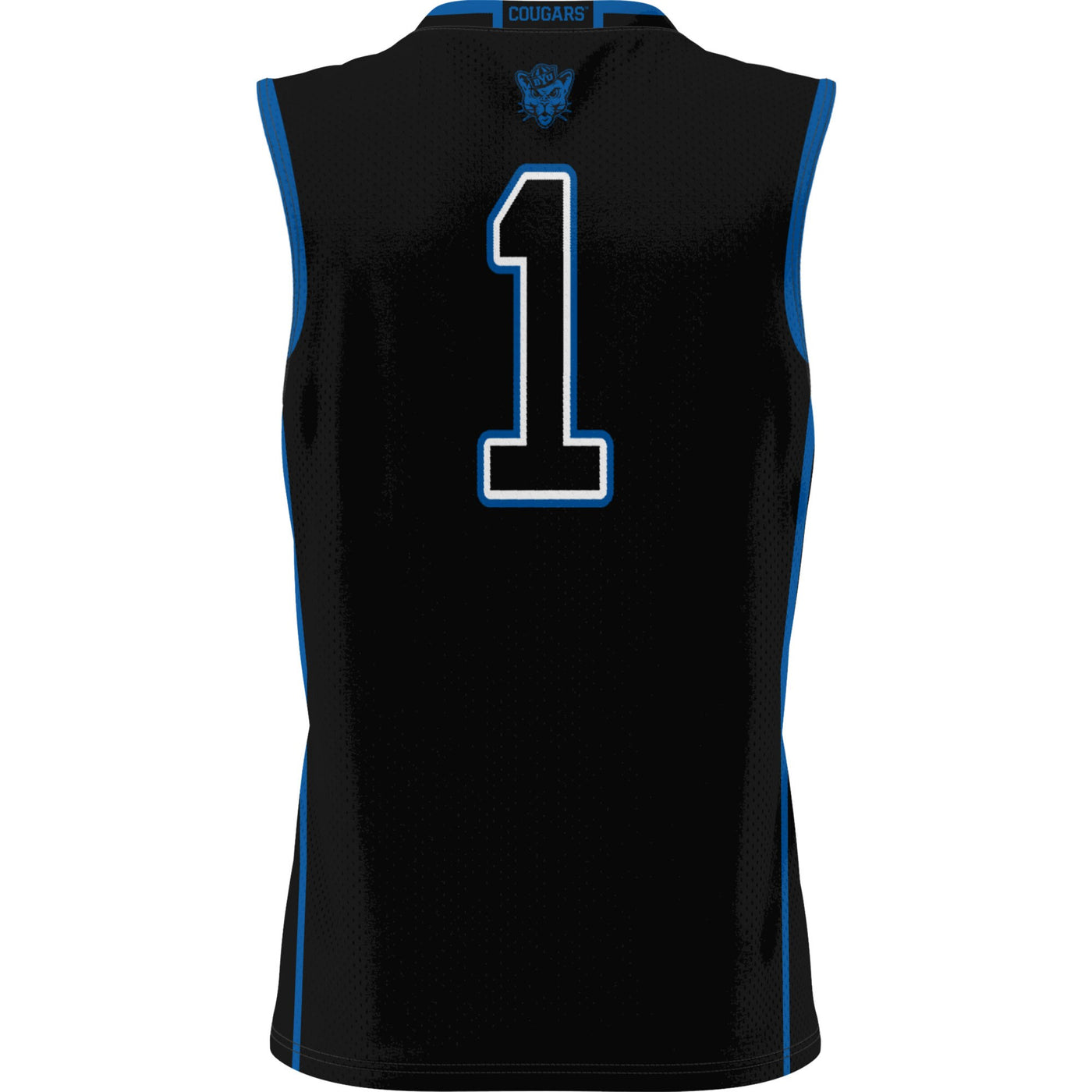 Male GameDay Greats #1 Black BYU Cougars Lightweight Basketball Jersey