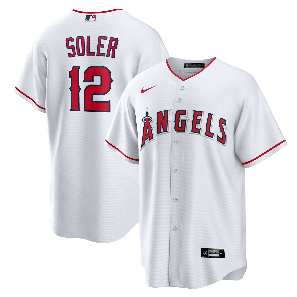 Los Angeles Angels Jorge Soler White Home Replica Jersey