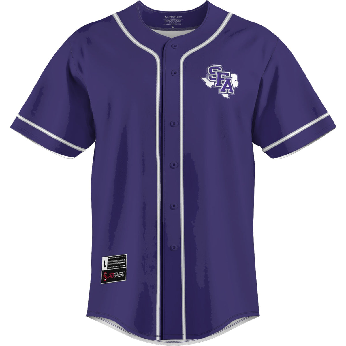 Stephen F Austin Lumberjacks GameDay Greats Lightweight Baseball Jersey - Purple