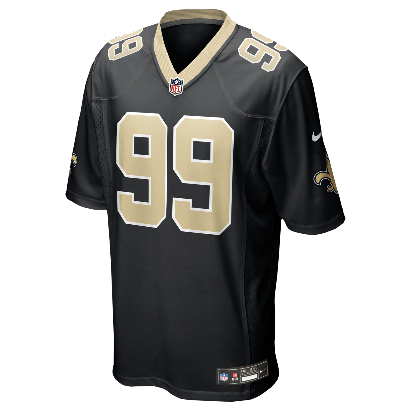 New Orleans Saints Chase Young Nike Black Game Jersey