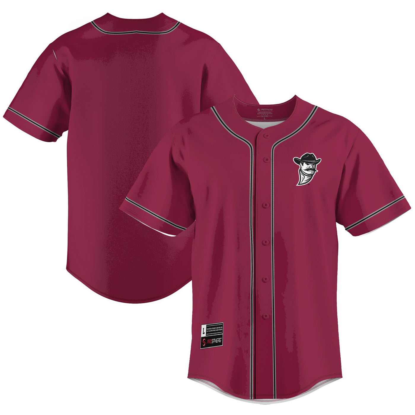 GameDay Greats Crimson New Mexico State Aggies Lightweight Baseball Jersey