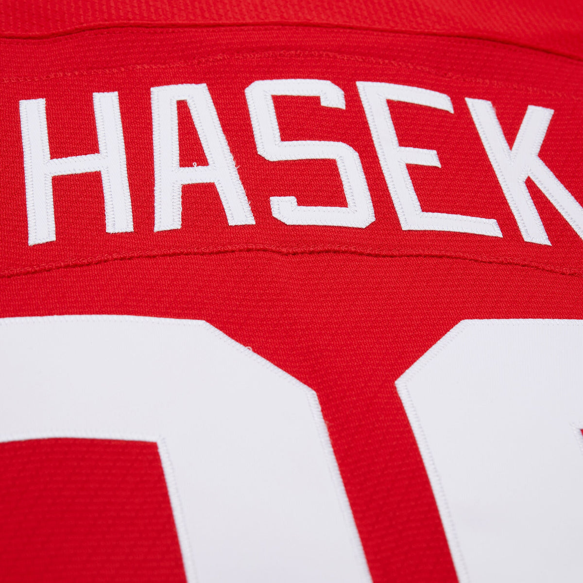 Detroit Red Wings Dominik Hasek Mitchell & Ness Red 2007-08 Power Play Jersey