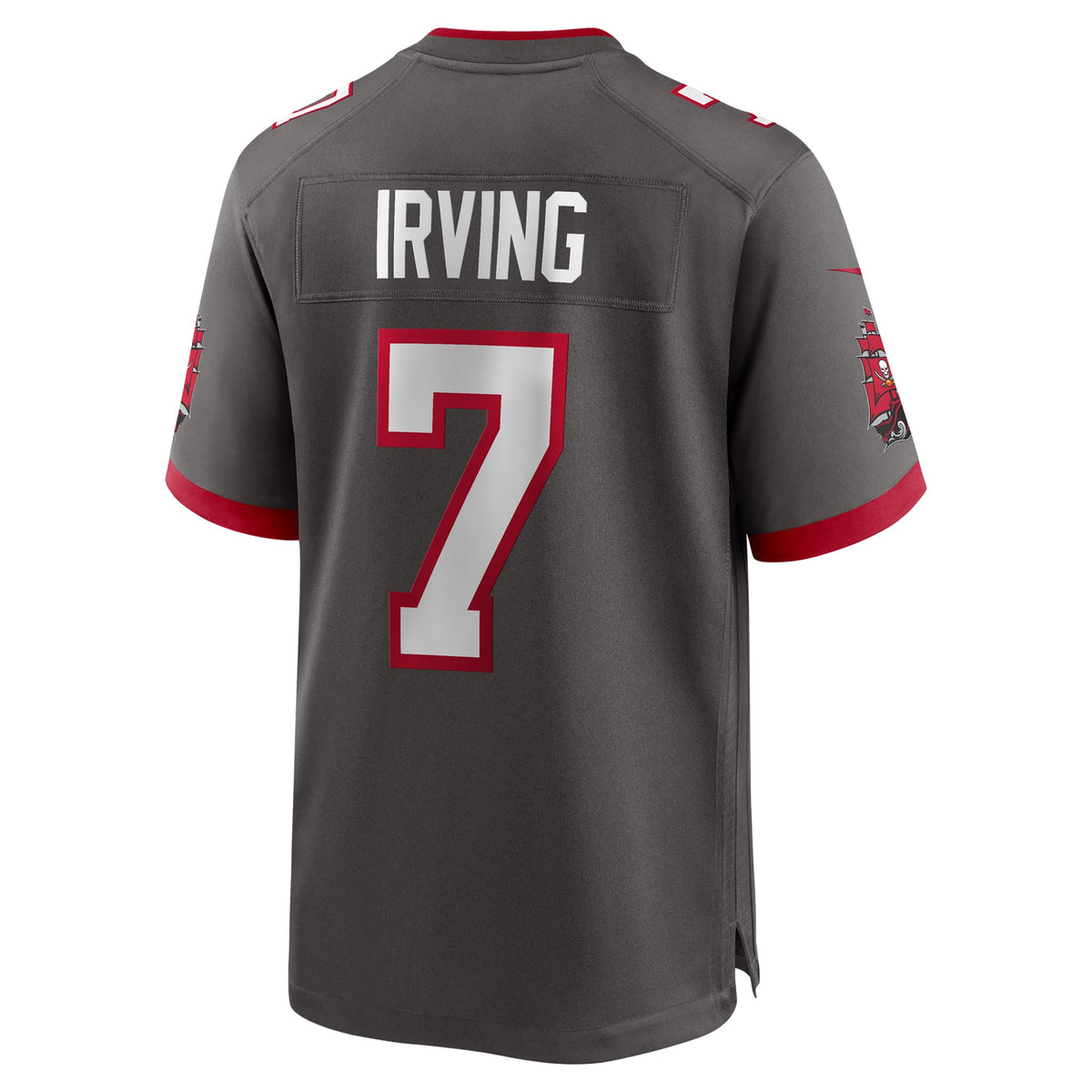 Tampa Bay Buccaneers Bucky Irving Nike Pewter Alternate Game Jersey