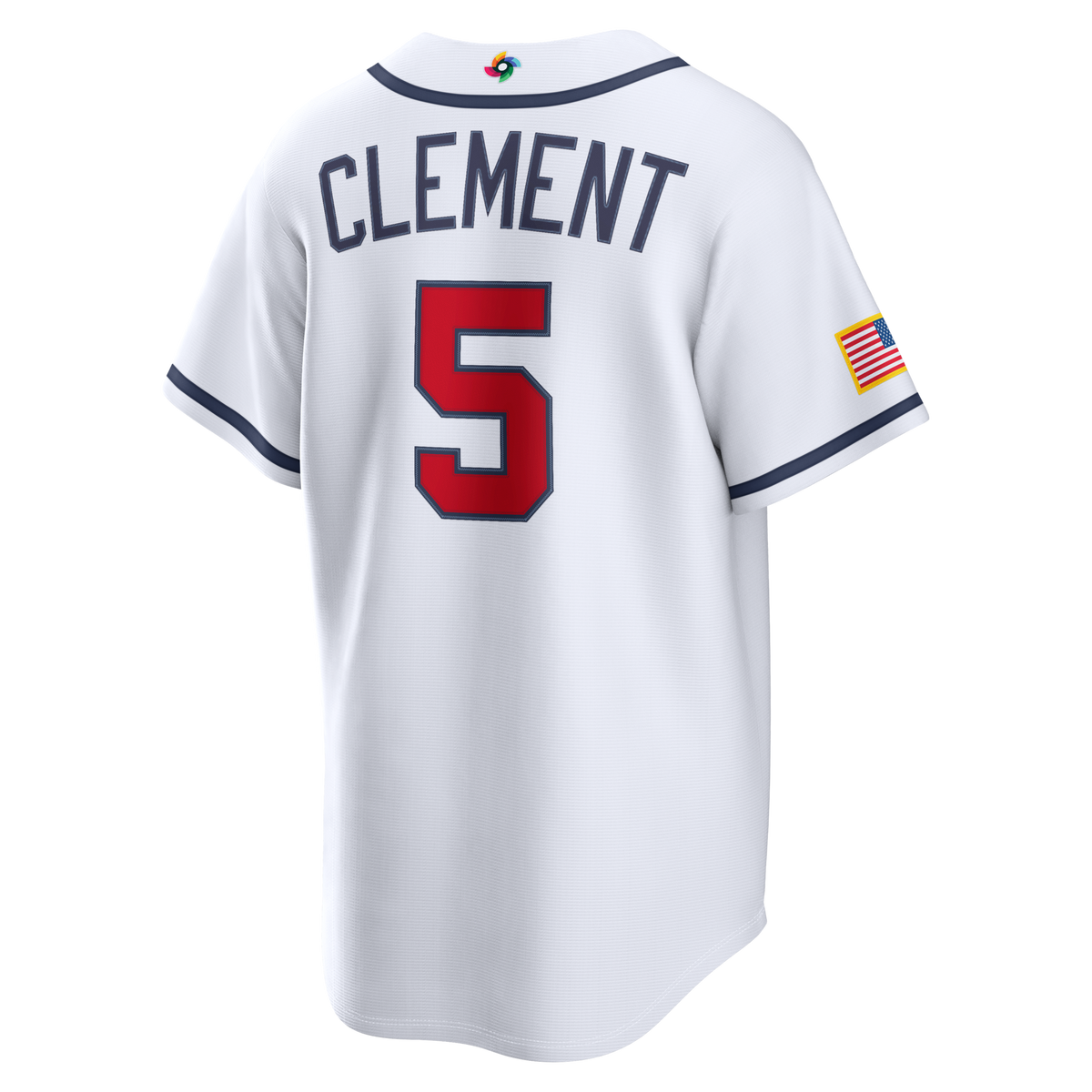 USA Baseball Ernie Clement White 2026 World Baseball Classic Home Stadium Jersey