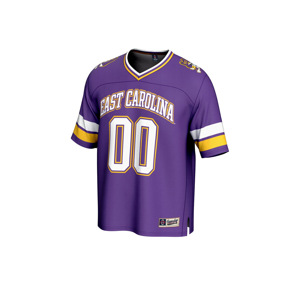 ECU Pirates GameDay Greats NIL Pick-A-Player Football Fashion Jersey - Purple