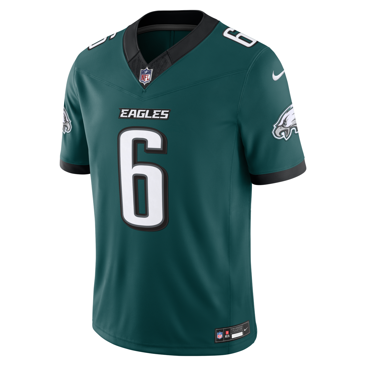Philadelphia Eagles DeVonta Smith Nike Midnight Green Team Vapor F.U.S.E. Stitched Limited Jersey