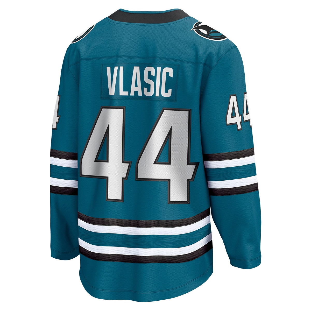 San Jose Sharks Marc-Edouard Vlasic Fanatics Teal Home Breakaway Player Jersey