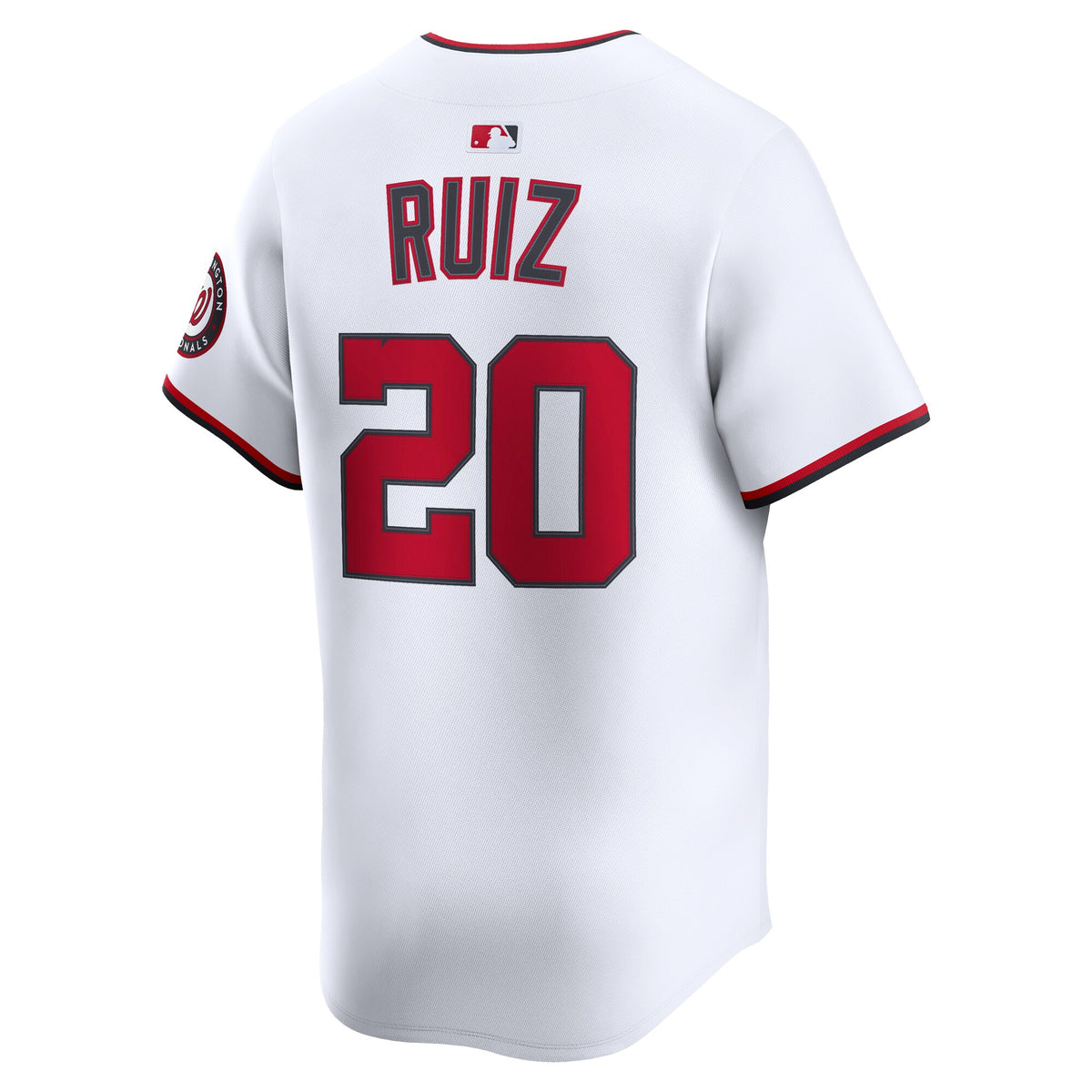 Washington Nationals Keibert Ruiz White Home Limited Player Jersey