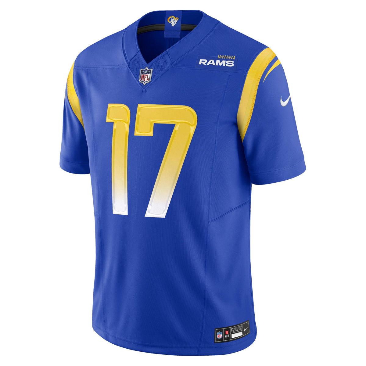 Los Angeles Rams Puka Nacua Nike Royal Vapor F.U.S.E. Limited Jersey