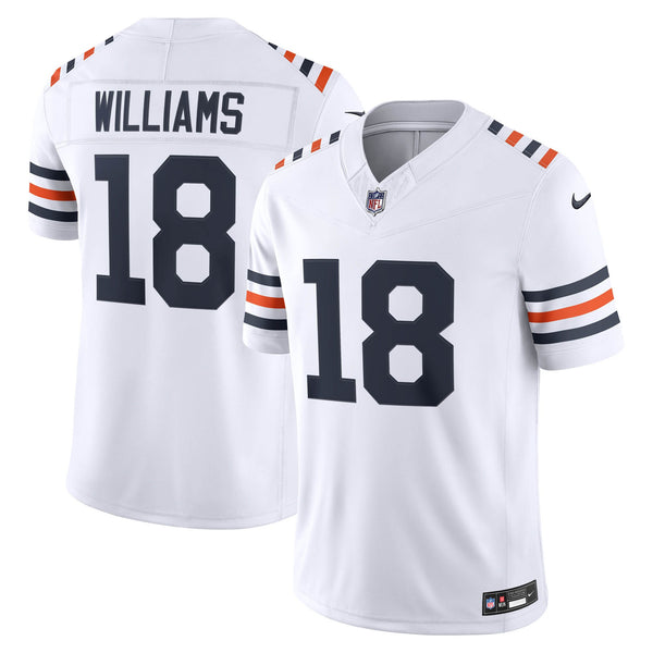 Chicago Bears Caleb Williams Nike White Alternate Vapor F.U.S.E. Stitched Limited Jersey