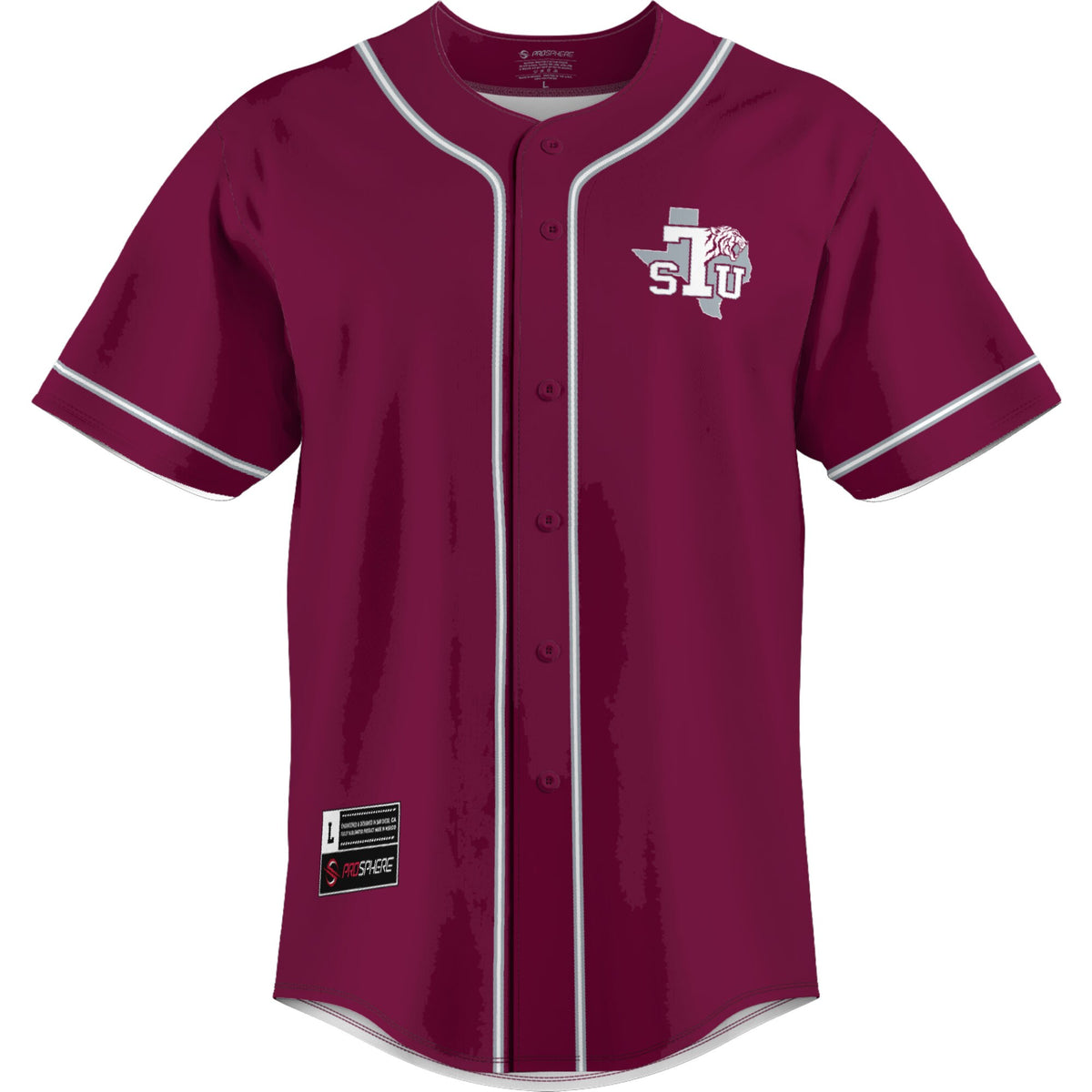 Texas Southern Tigers GameDay Greats Lightweight Baseball Jersey - Maroon