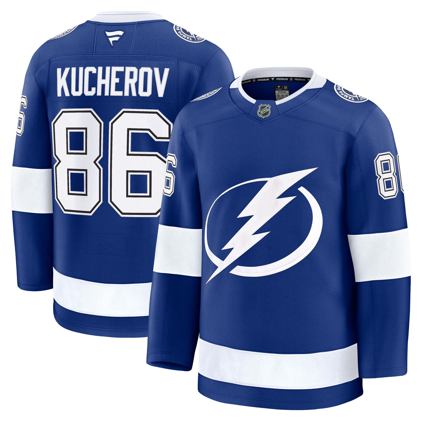 Tampa Bay Lightning Nikita Kucherov Fanatics Blue Home Premium Jersey