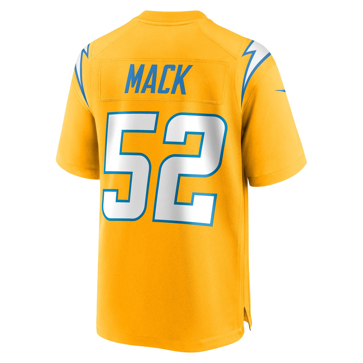 Los Angeles Chargers Khalil Mack Gold Alternate Charger Power Game Player Jersey