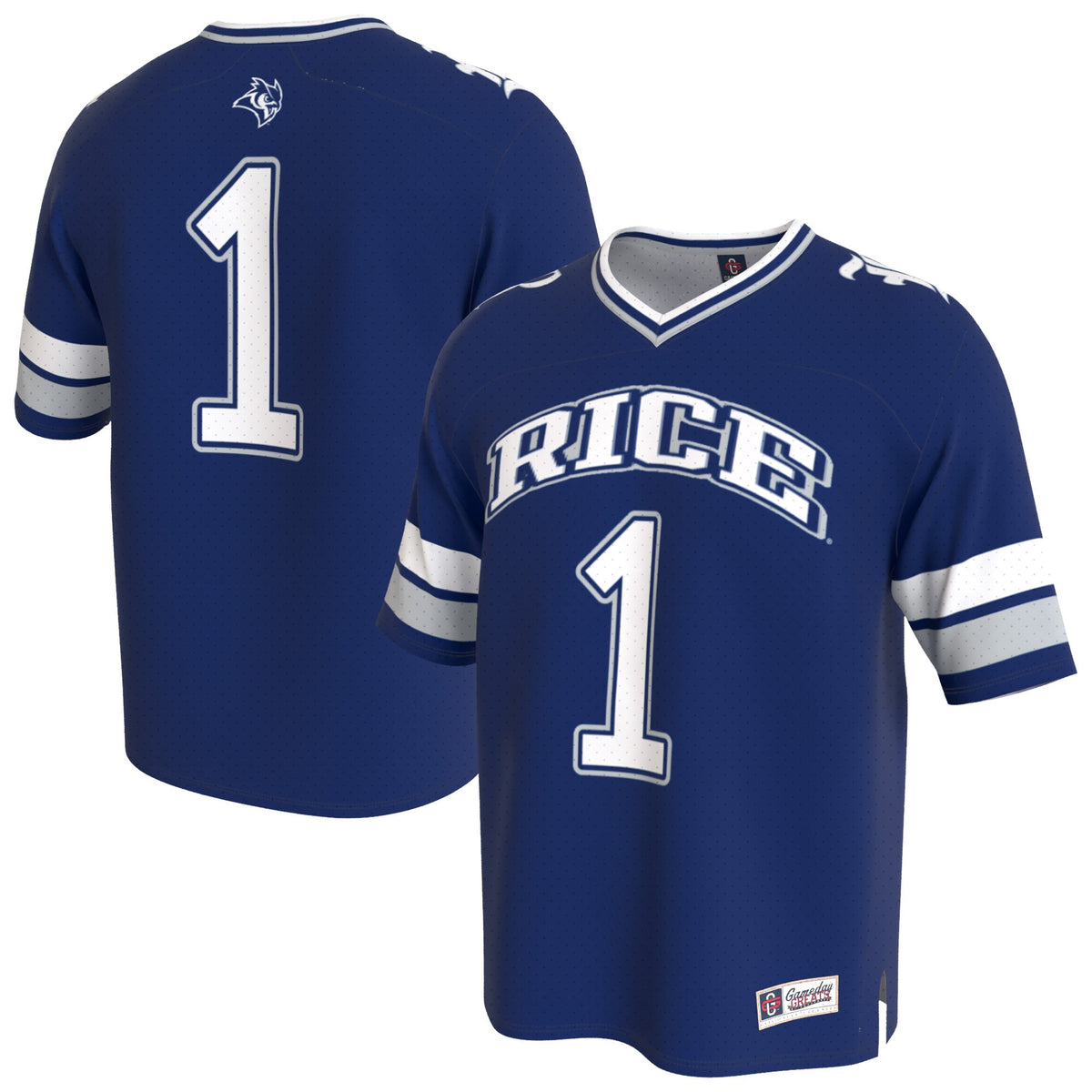 Rice Owls GameDay Greats Lightweight Collegiate Football Fashion Jersey - Navy