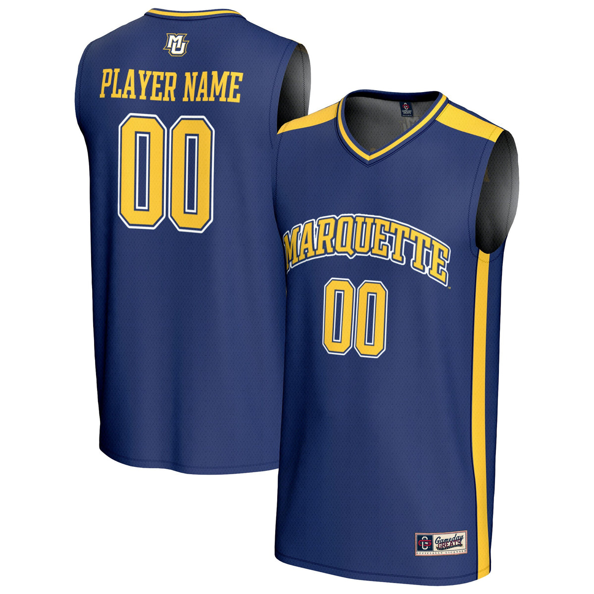 Marquette Golden Eagles GameDay Greats NIL Pick-A-Player Lightweight Basketball Fashion Jersey - Blue