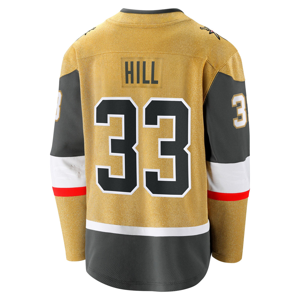 Vegas Golden Knights Adin Hill Fanatics Gold Home Breakaway Jersey